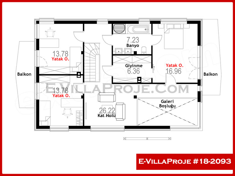 Ev Villa Proje #18 - 2093 Galeri Görseli 3