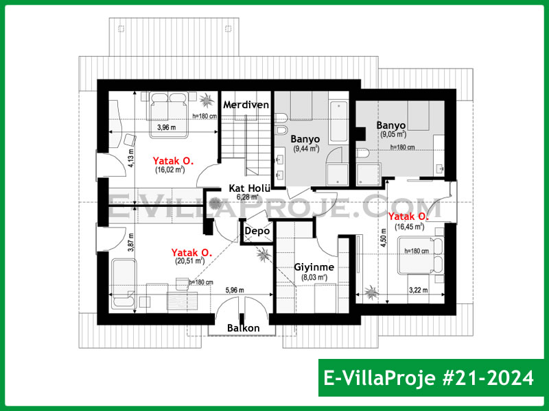 Ev Villa Proje #21 - 2024 Galeri Görseli 3
