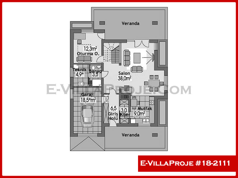 Ev Villa Proje #18 - 2111 Galeri Görseli 2