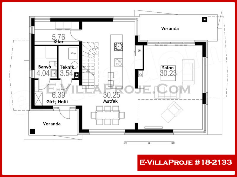Ev Villa Proje #18 - 2133 Galeri Görseli 2