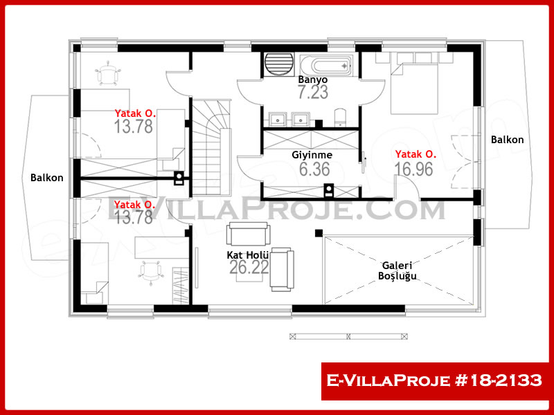 Ev Villa Proje #18 - 2133 Galeri Görseli 3