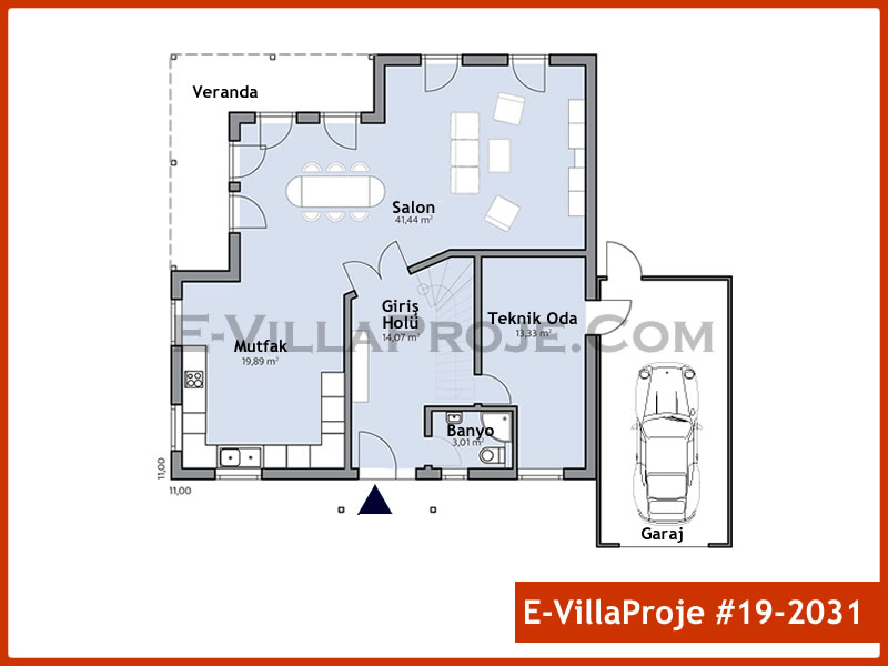 Ev Villa Proje #19 - 2031 Galeri Görseli 2