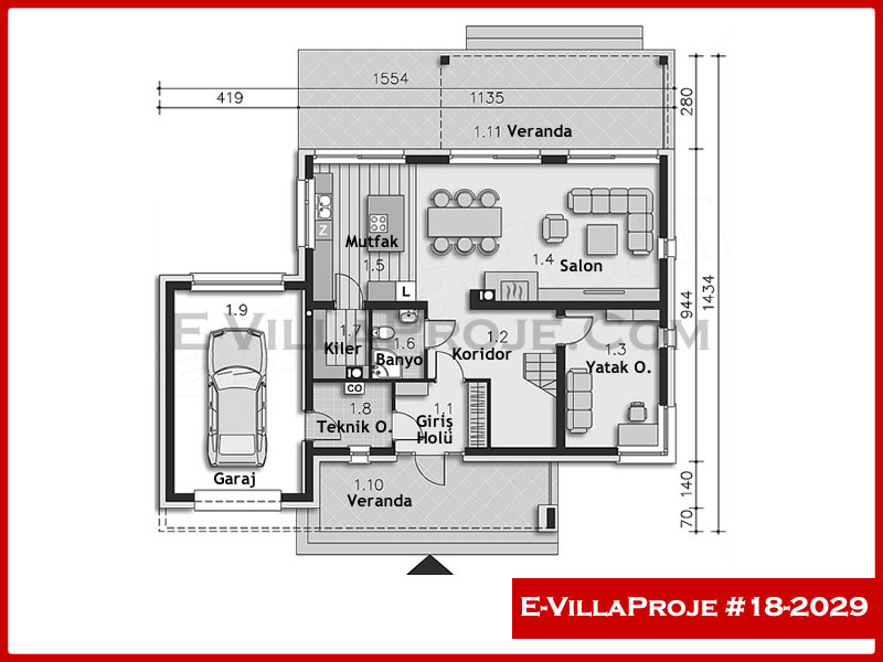 Ev Villa Proje #18 - 2029 Galeri Görseli 2
