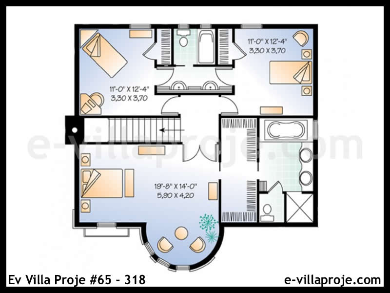 Ev Villa Proje #65 - 318 Galeri Görseli 3
