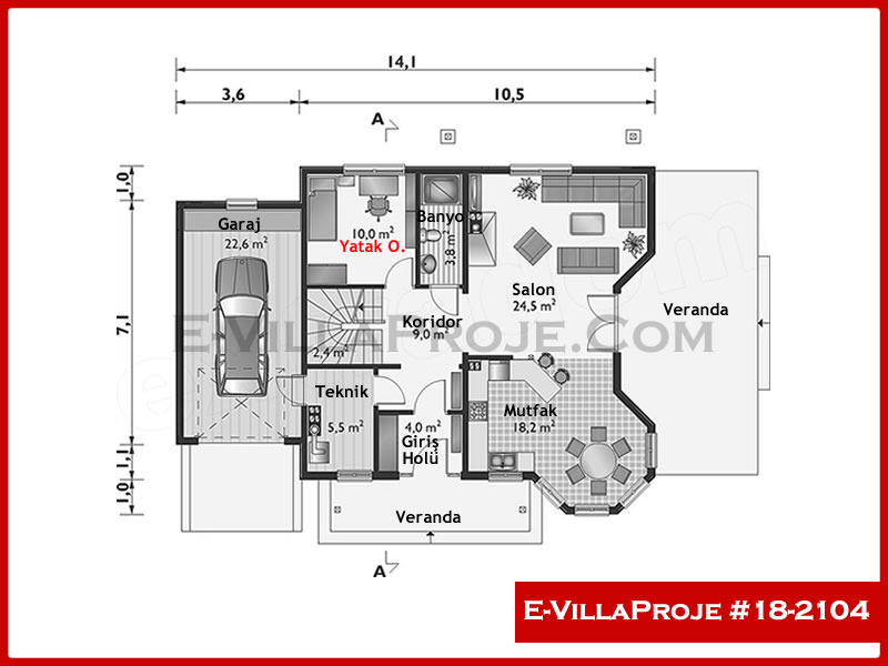 Ev Villa Proje #18 - 2104 Galeri Görseli 2