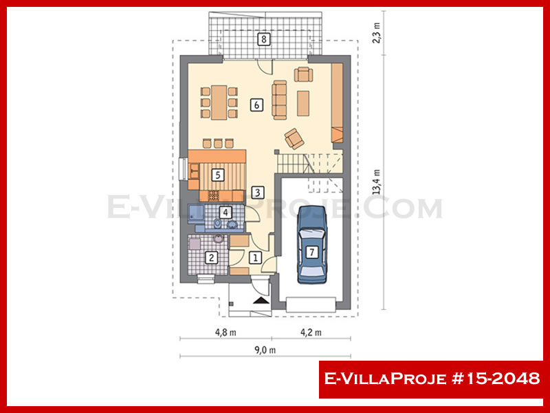 Ev Villa Proje #15 - 2048 Galeri Görseli 2