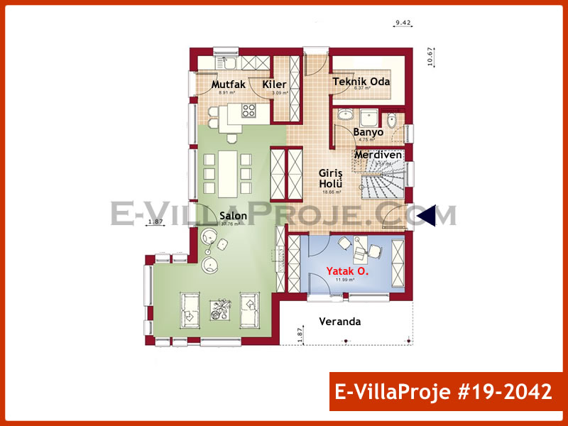 Ev Villa Proje #19 - 2042 Galeri Görseli 2