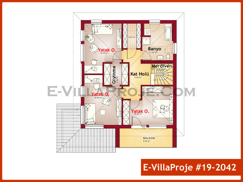 Ev Villa Proje #19 - 2042 Galeri Görseli 3