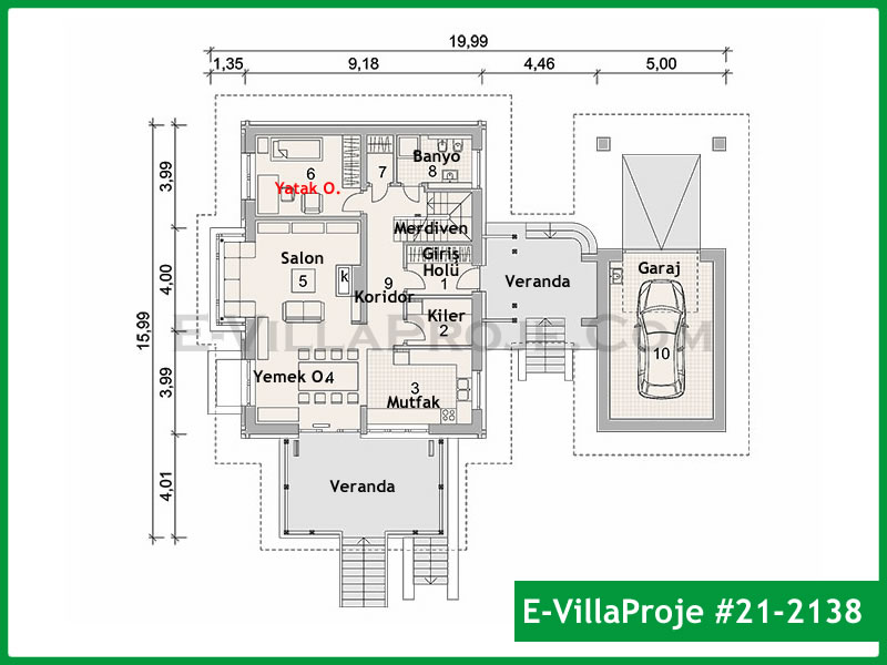 Ev Villa Proje #21 - 2138 Galeri Görseli 2