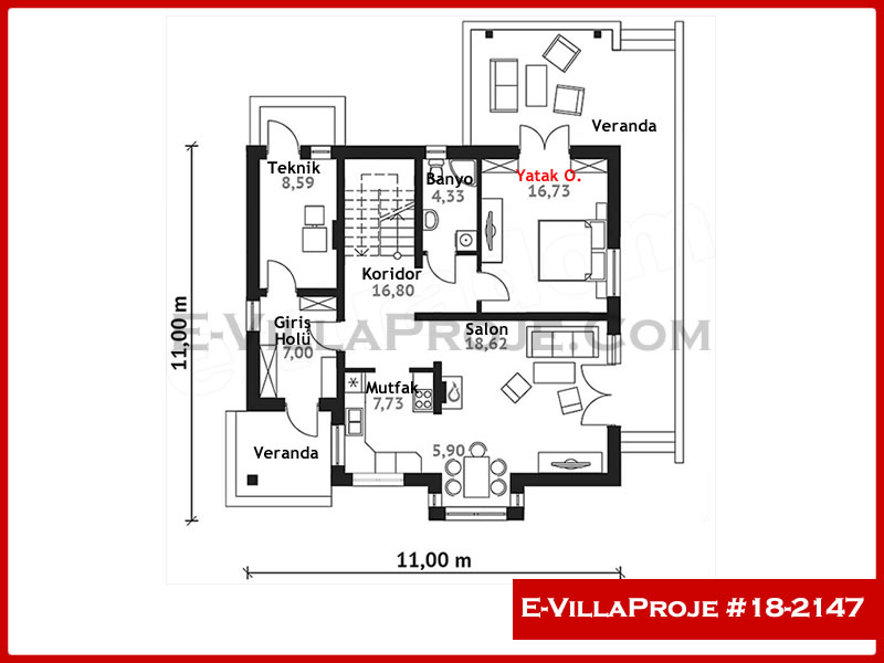 Ev Villa Proje #18 - 2147 Galeri Görseli 2
