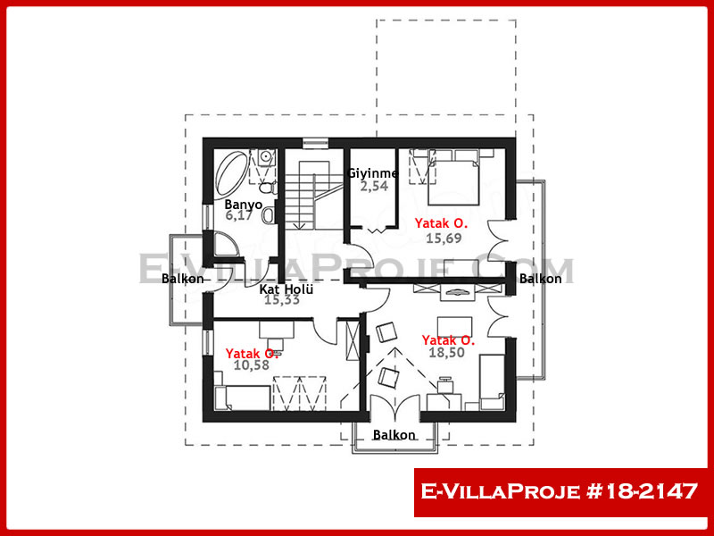 Ev Villa Proje #18 - 2147 Galeri Görseli 3
