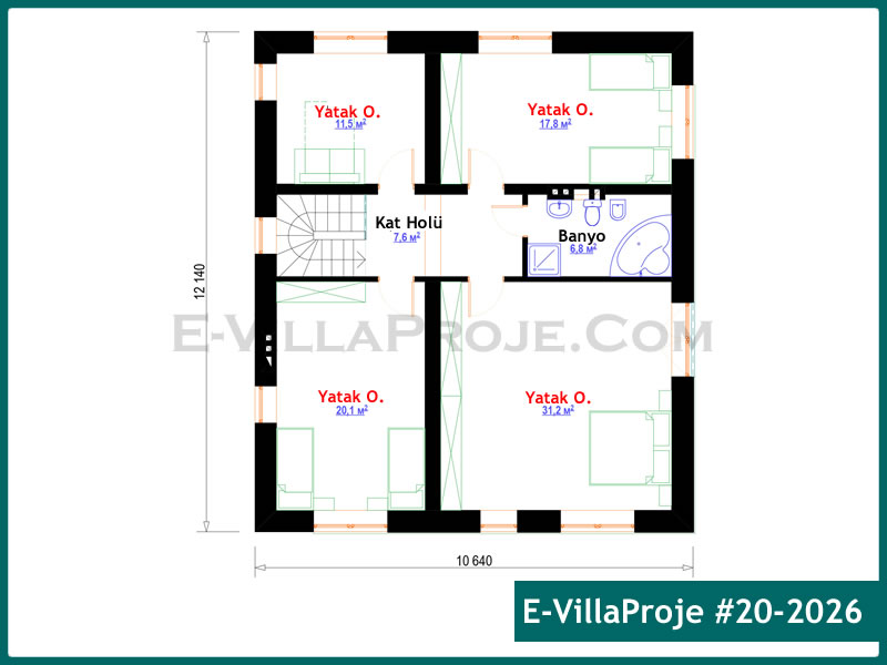 Ev Villa Proje #20 - 2026 Galeri Görseli 3
