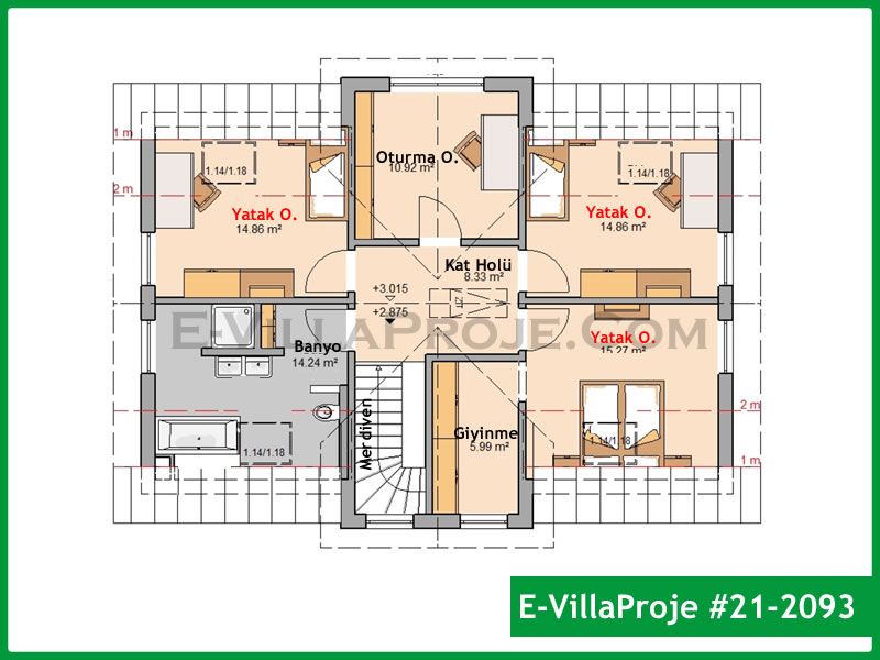Ev Villa Proje #21 - 2093 Galeri Görseli 3