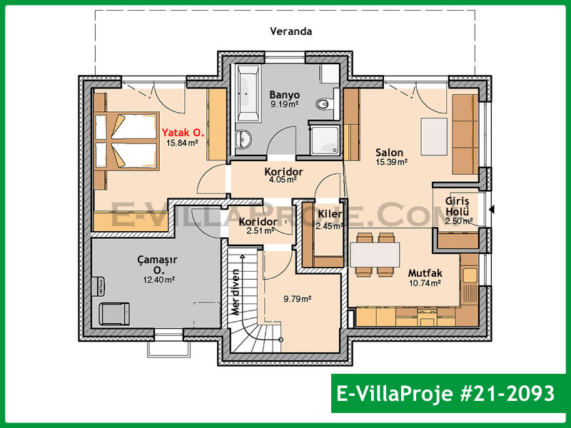 Ev Villa Proje #21 - 2093 Galeri Görseli 4