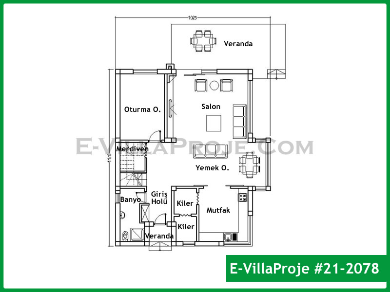Ev Villa Proje #21 - 2078 Galeri Görseli 2