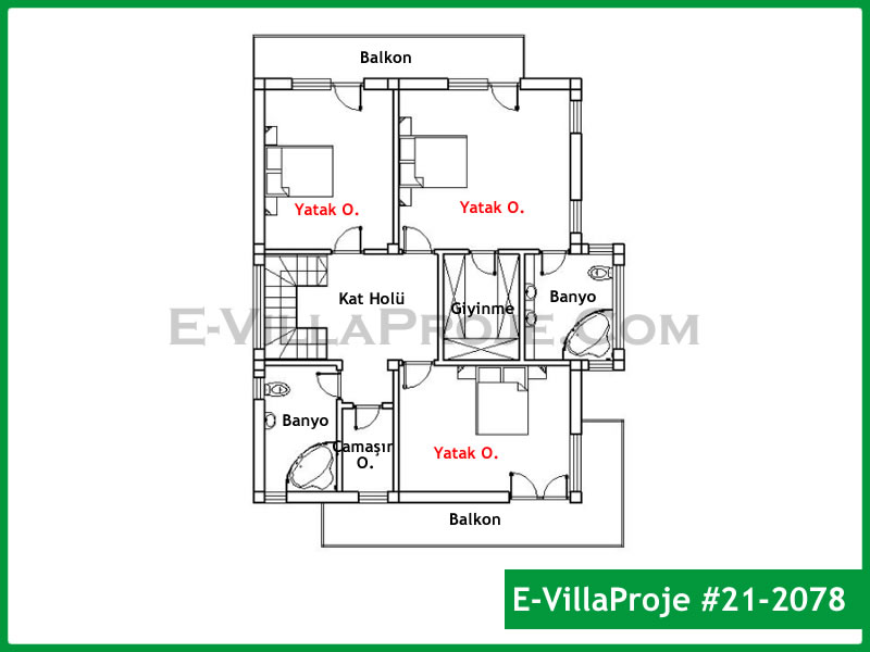 Ev Villa Proje #21 - 2078 Galeri Görseli 3