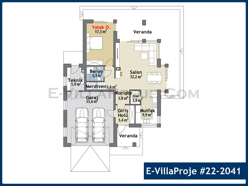 Ev Villa Proje #22 - 2041 Galeri Görseli 2