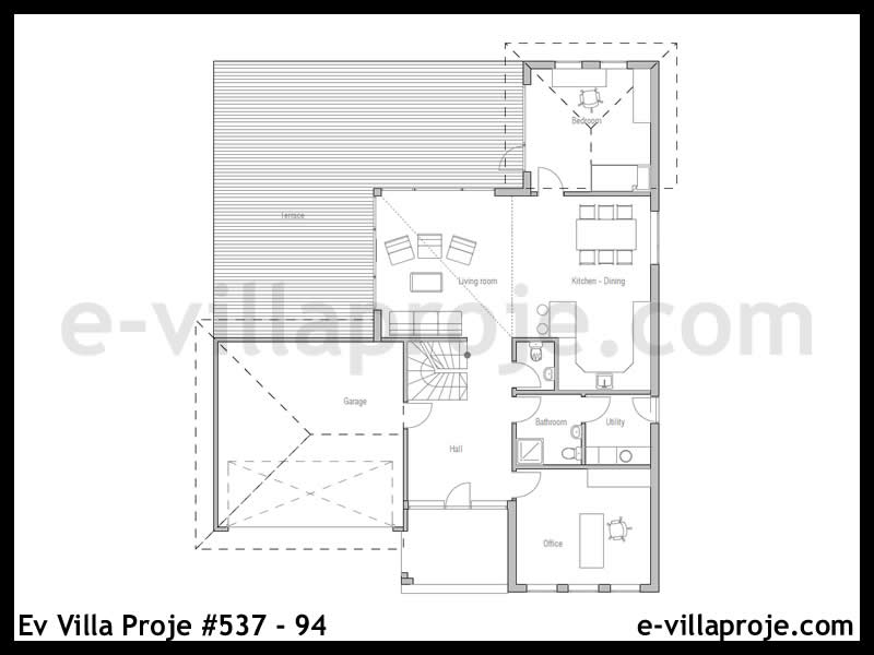 Ev Villa Proje #537 - 94 Galeri Görseli 2