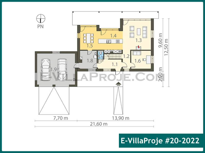 Ev Villa Proje #20 - 2022 Galeri Görseli 2