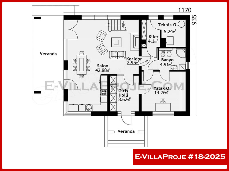 Ev Villa Proje #18 - 2025 Galeri Görseli 2