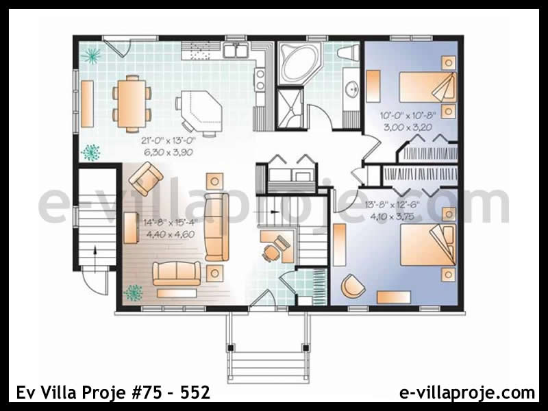 Ev Villa Proje #75 - 552 Galeri Görseli 2