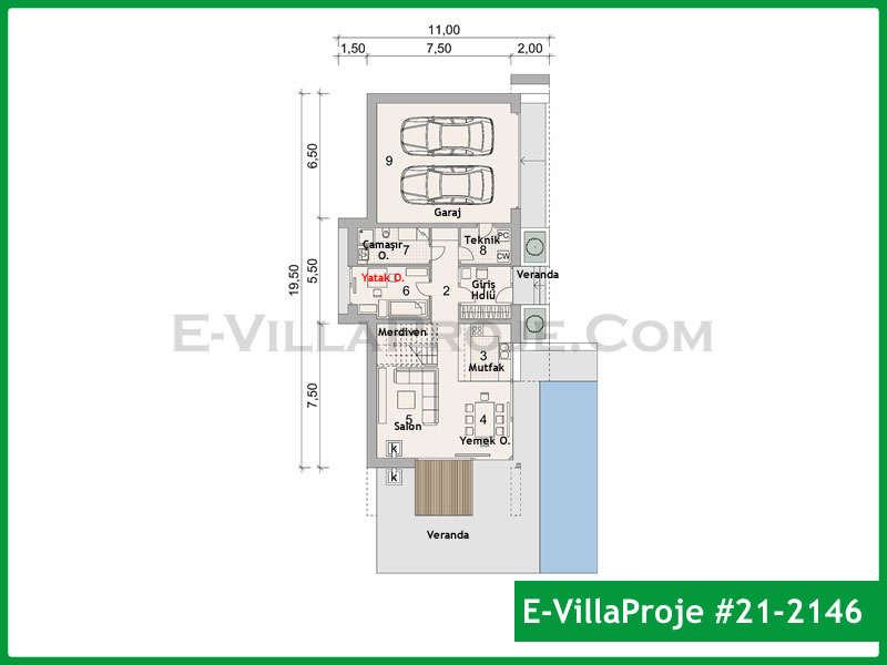 Ev Villa Proje #21 - 2146 Galeri Görseli 2