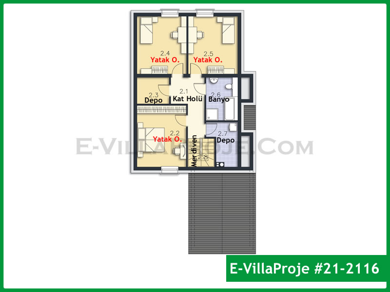 Ev Villa Proje #21 - 2116 Galeri Görseli 3