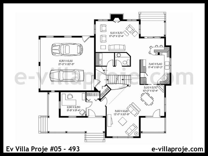 Ev Villa Proje #05 - 493 Galeri Görseli 2
