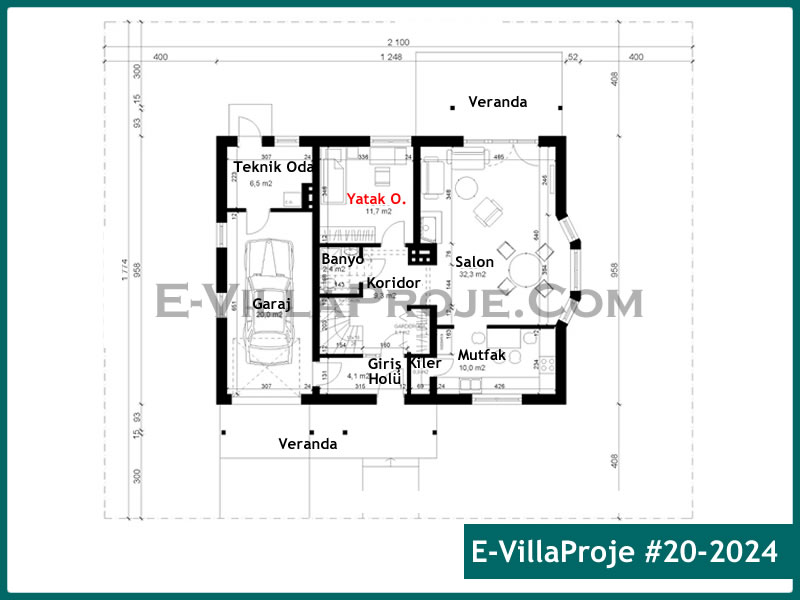 Ev Villa Proje #20 - 2024 Galeri Görseli 2