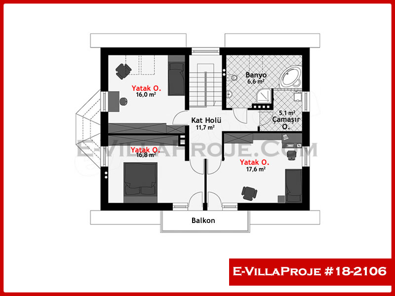 Ev Villa Proje #18 - 2106 Galeri Görseli 3