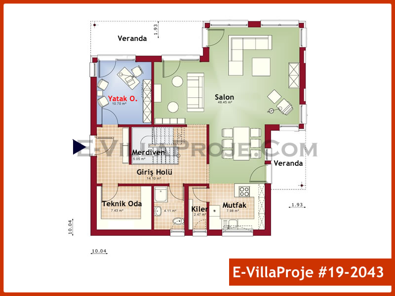 Ev Villa Proje #19 - 2043 Galeri Görseli 2
