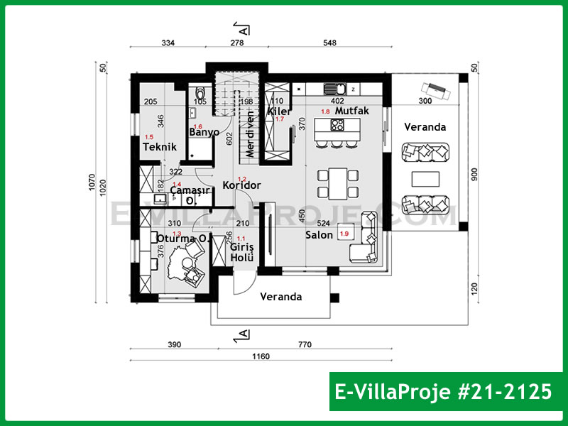 Ev Villa Proje #21 - 2125 Galeri Görseli 2
