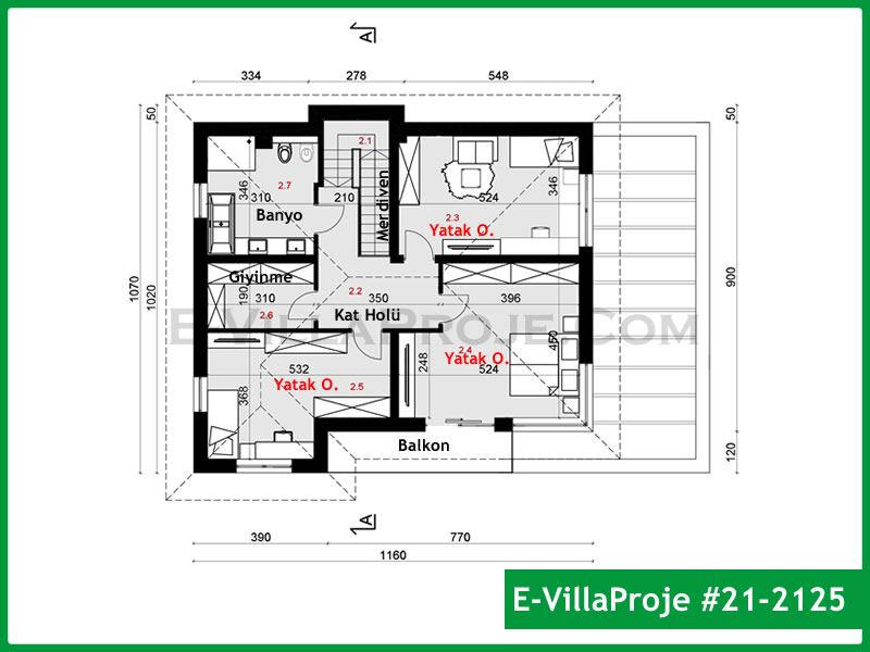Ev Villa Proje #21 - 2125 Galeri Görseli 3