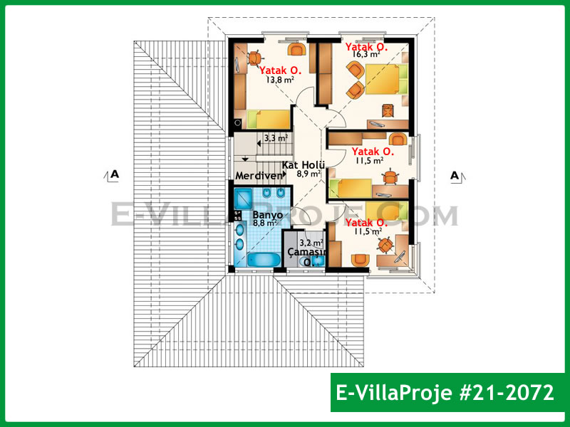 Ev Villa Proje #21 - 2072 Galeri Görseli 3