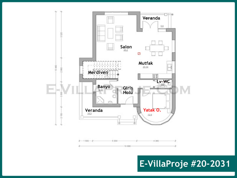 Ev Villa Proje #20 - 2031 Galeri Görseli 2