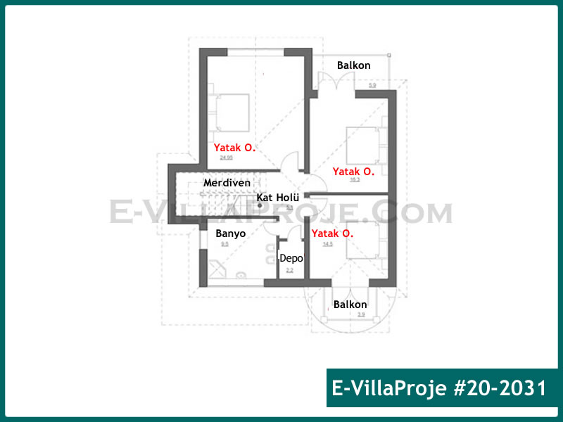 Ev Villa Proje #20 - 2031 Galeri Görseli 3
