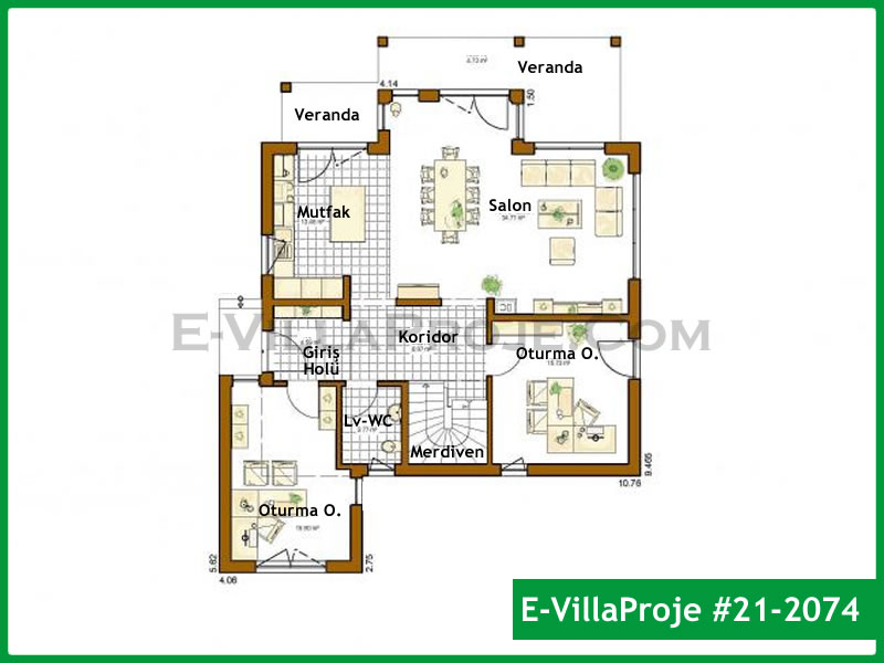 Ev Villa Proje #21 - 2074 Galeri Görseli 2