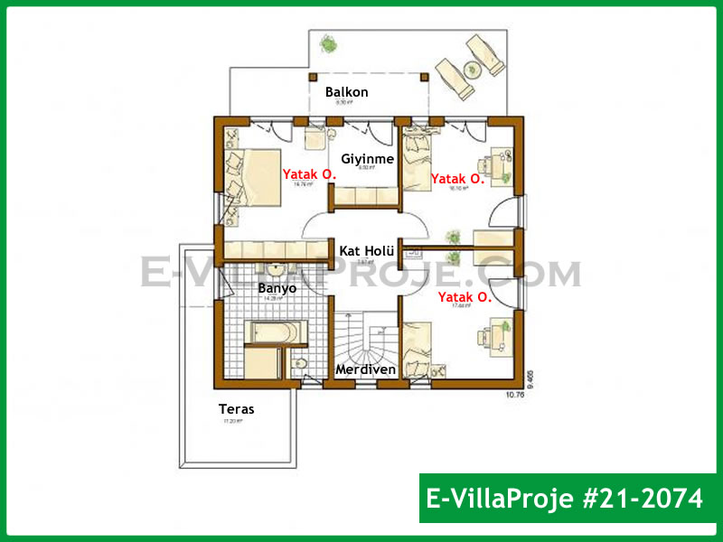 Ev Villa Proje #21 - 2074 Galeri Görseli 3