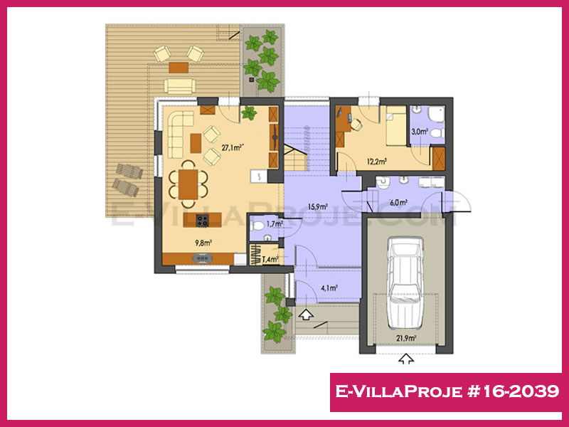 Ev Villa Proje #16 - 2039 Galeri Görseli 2