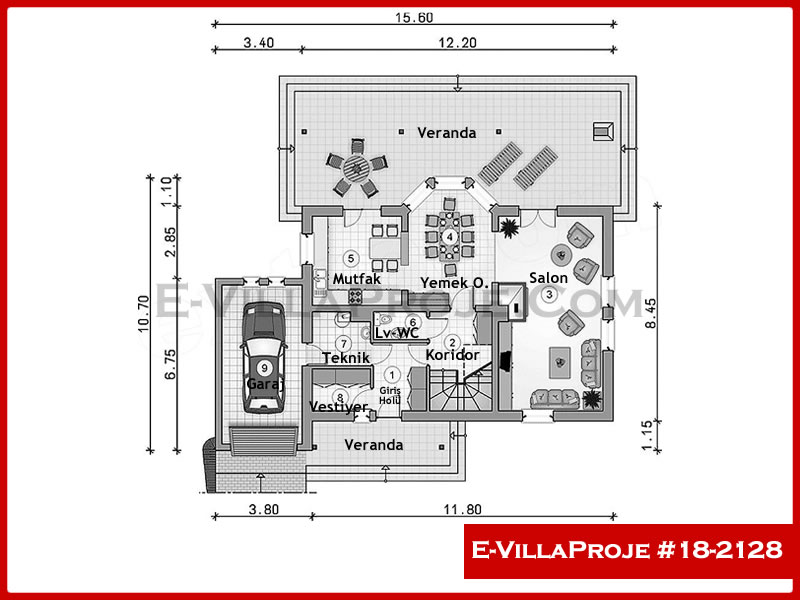 Ev Villa Proje #18 - 2128 Galeri Görseli 2