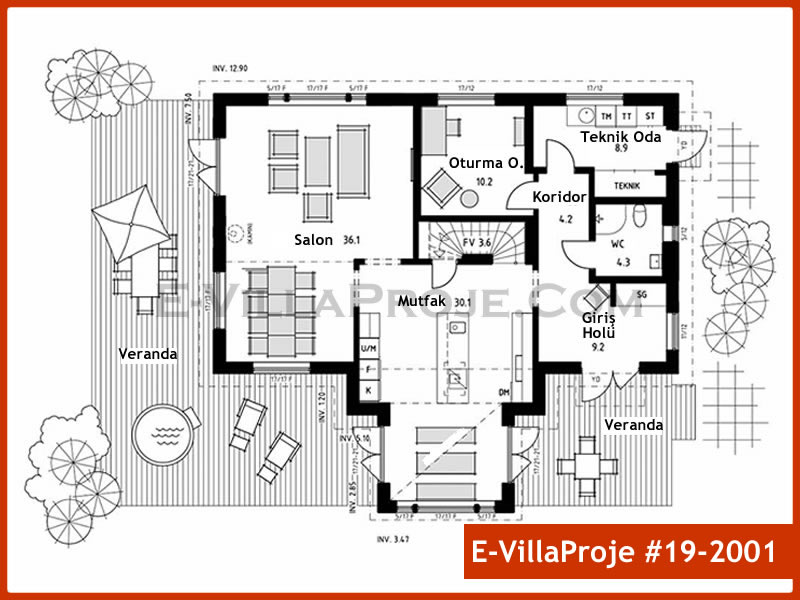 Ev Villa Proje #19 - 2001 Galeri Görseli 2