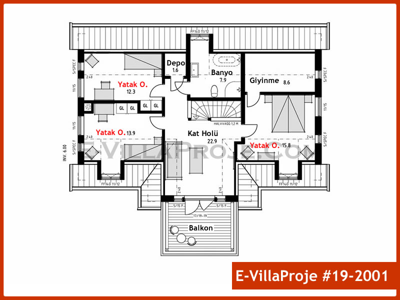Ev Villa Proje #19 - 2001 Galeri Görseli 3