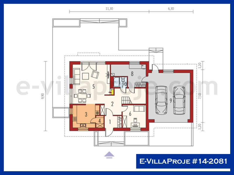 Ev Villa Proje #14 - 2081 Galeri Görseli 2
