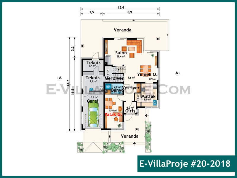 Ev Villa Proje #20 - 2018 Galeri Görseli 2