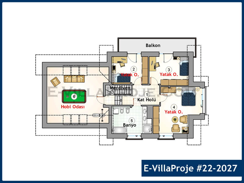 Ev Villa Proje #22 - 2027 Galeri Görseli 3
