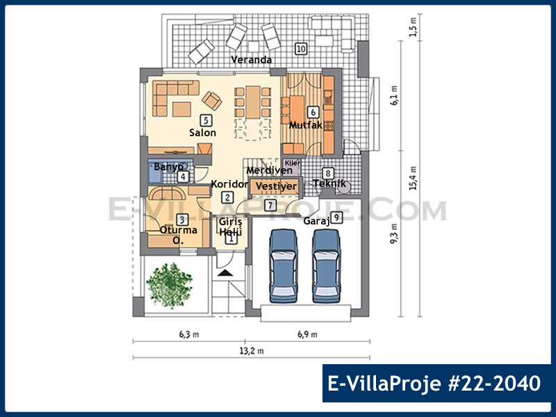 Ev Villa Proje #22 - 2040 Galeri Görseli 2