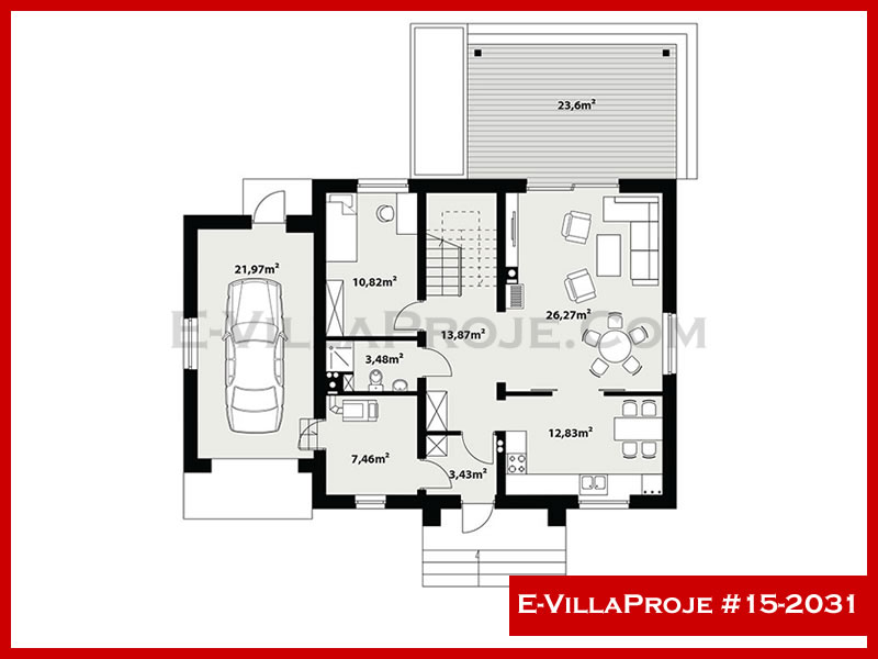 Ev Villa Proje #15 - 2031 Galeri Görseli 2