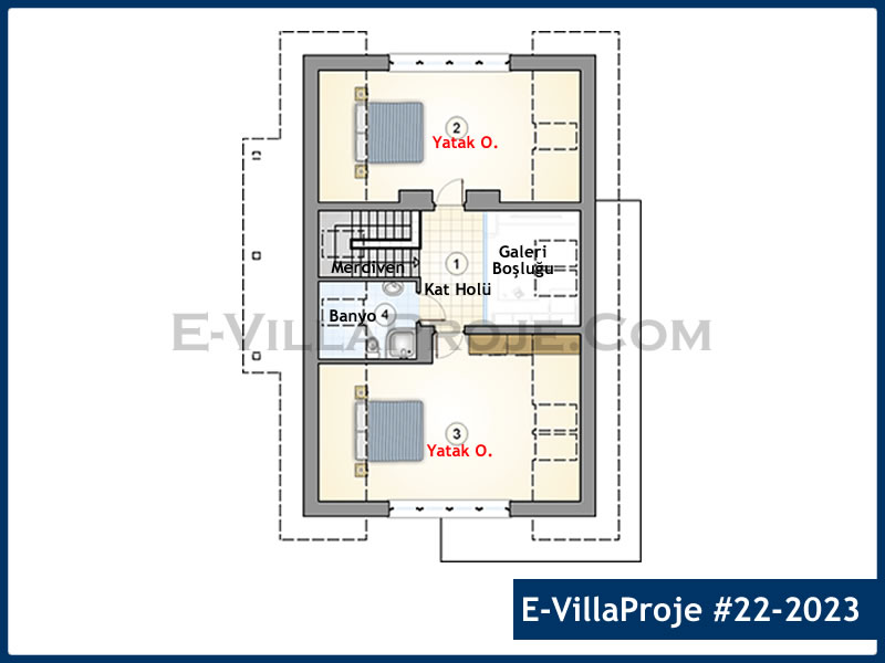 Ev Villa Proje #22 - 2023 Galeri Görseli 3
