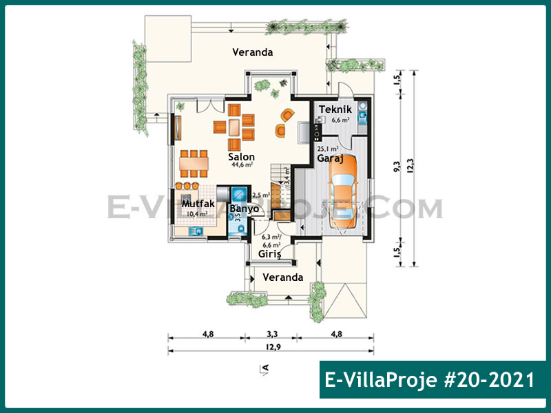 Ev Villa Proje #20 - 2021 Galeri Görseli 2