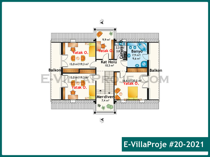 Ev Villa Proje #20 - 2021 Galeri Görseli 3